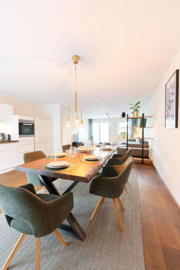-Zentrale Wohnung-Balkon-Desingerkueche- 比勒费尔德 外观 照片
