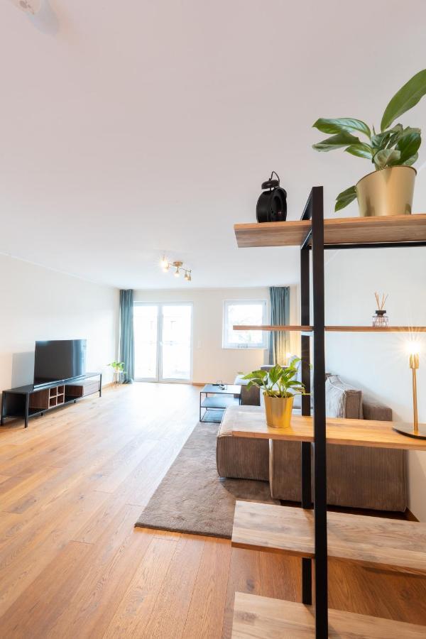 -Zentrale Wohnung-Balkon-Desingerkueche- 比勒费尔德 外观 照片
