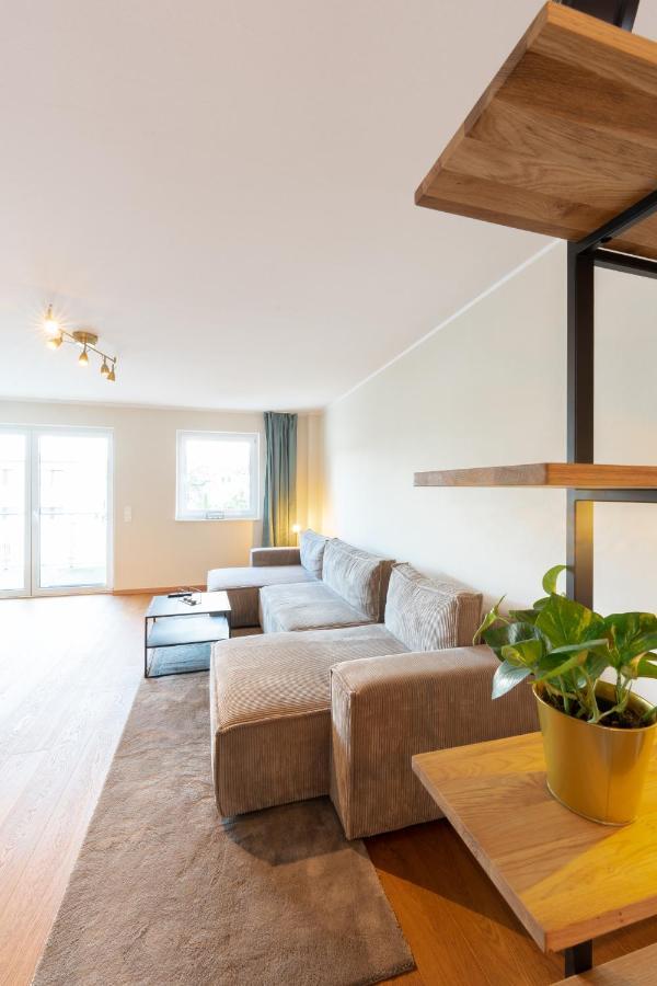 -Zentrale Wohnung-Balkon-Desingerkueche- 比勒费尔德 外观 照片