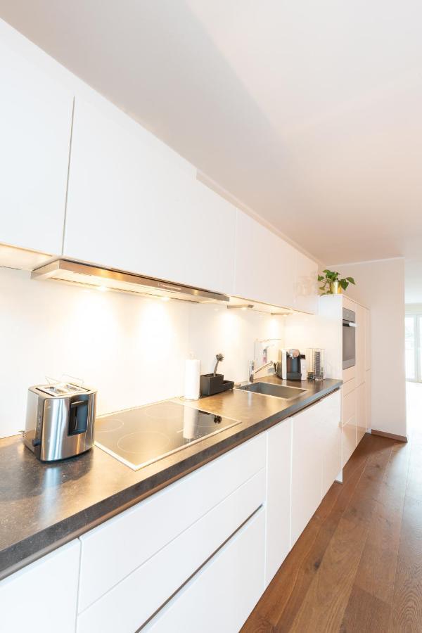 -Zentrale Wohnung-Balkon-Desingerkueche- 比勒费尔德 外观 照片