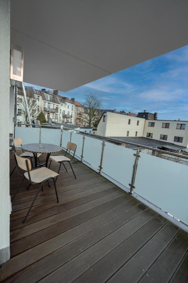 -Zentrale Wohnung-Balkon-Desingerkueche- 比勒费尔德 外观 照片